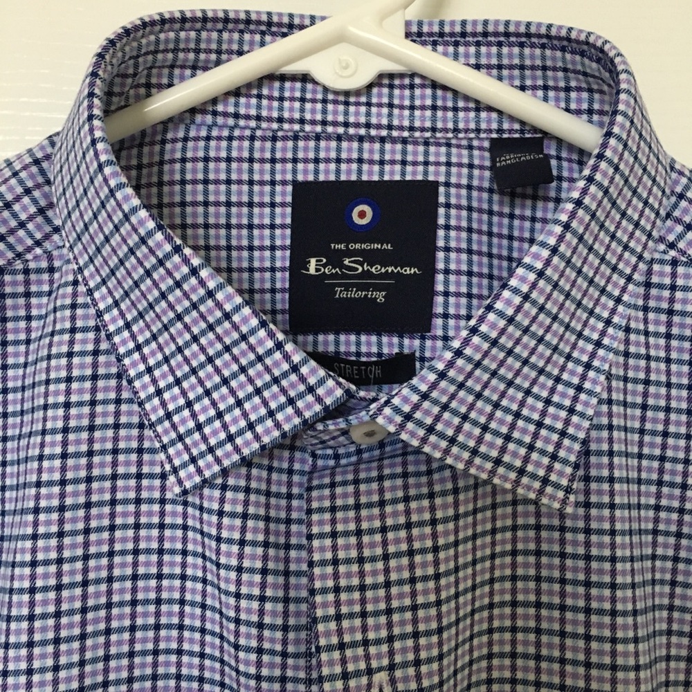 Ben Sherman Long Sleeve Plaid Shirt